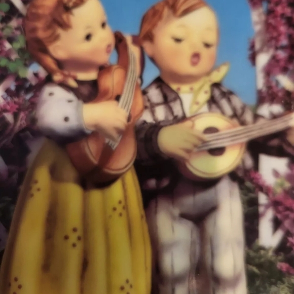 Vintage M.J. Hummel little musicians plate - Picture 3 of 6